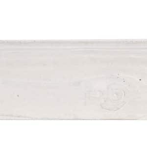 Betonplaat lariks motief dubbelzijdig wit (184 x 12 cm)