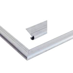 Aluminium daktrimset met ronde kraal t.b.v. plat dak, maximale dakmaat 505 x 350 cm.