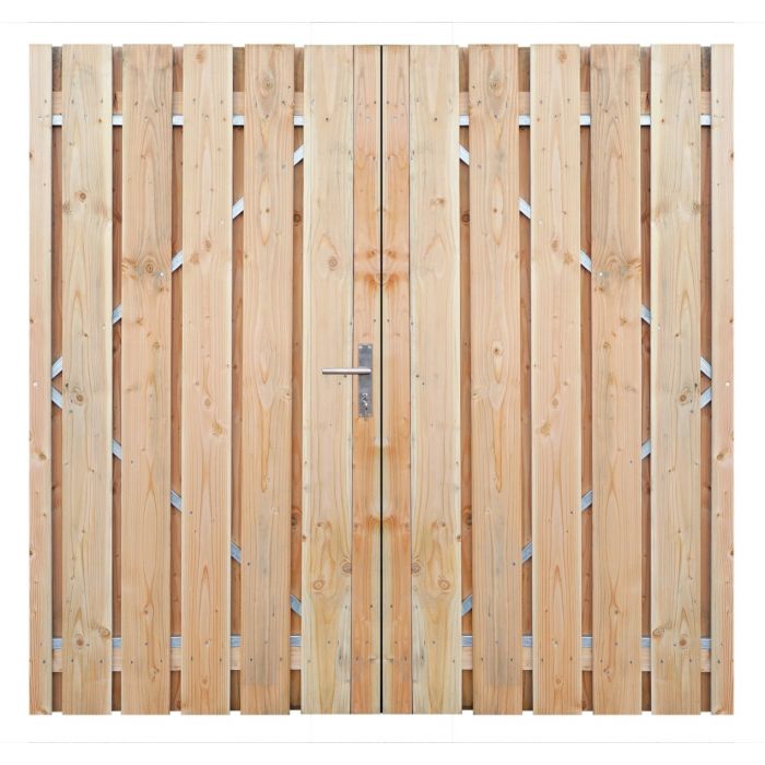 Douglas dubbele poort compleet - 240 x 195 cm