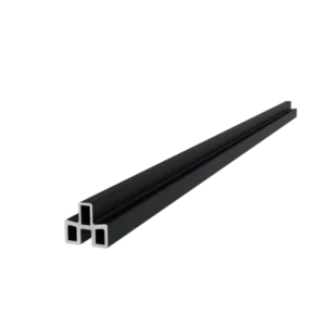 NTW aluminium frameset t.b.v. triple schermplanken zwart